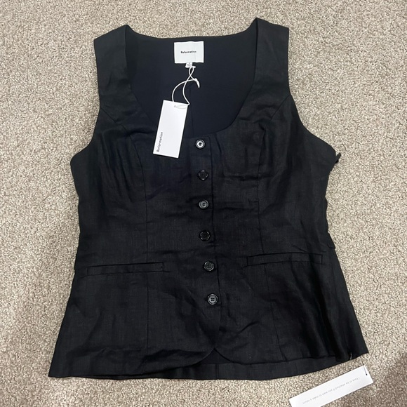 COPY - Reformation Delanie Linen Top - Picture 5 of 9